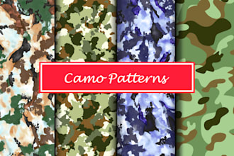 Top 5!  design camouflage patterns for fabrics