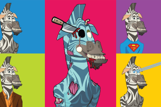 create unique nft characters and nft art