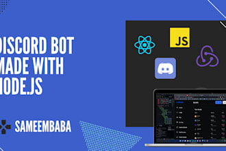 make discord bot for you with nodejs