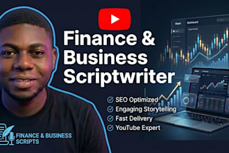 write finance youtube videos that get views