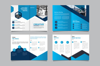 design a corporate brochure  for your business