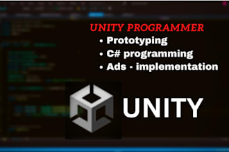 be your professional unity game programmer