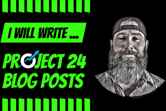 write blog posts and articles