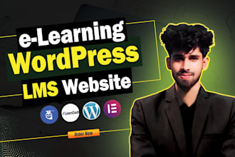 build an attractive wordpress elearning lms website