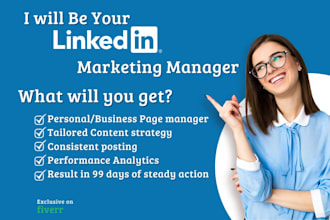 be your linkedin manager and content creator