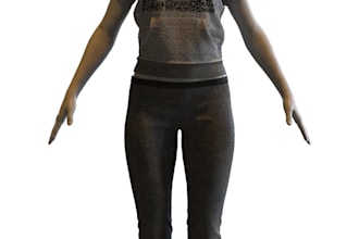 create 3d clothing, 3d garment, 3d fashion design animation