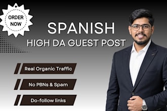 do spanish guest posts on high da sites with dofollow backlinks