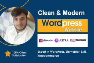 redesign clean and modern wordpress websites