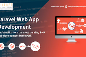 setup, install and develop php laravel websites