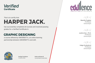 design futuristic certificates and other graphical work