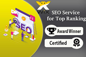 do complete wix website SEO services to rank on 1st page