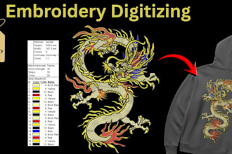 digitize your logo for embroidery in dst pes and more
