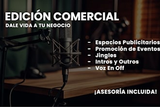 crear y editar tu anuncio comercial