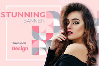 create a professional shopify banner design, website banner