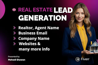 do real estate agents, realtors, broker prospects list creation