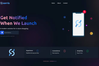 build a business, portfolio and landing page website with react js