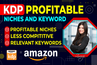 find amazon KDP profitable niches and keywords research