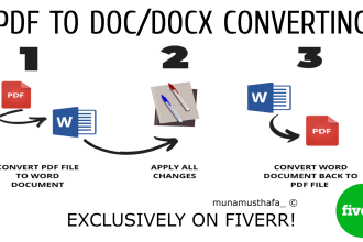 transcribe PDF, scanned pages, pictures to word, doc, docx