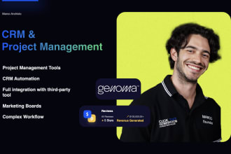 do set up and fully customize CRM, hubspot, clickup, asana, notion, monday