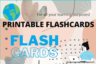 create printable flashcards for learning