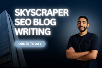 write SEO optimized blog posts for your website