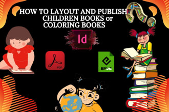 format, publish children book or coloring book on amazon KDP