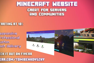 make you a minecraft server website