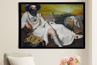create motivating posters and canvas wall art