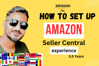 set up amazon seller account product listing