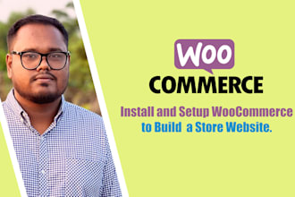 install and setup woocommerce plugin to build an online store website