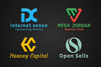 design tech and technology startup logo