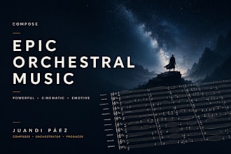 compose epic orchestral music