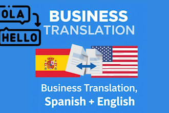 translate english spanish for business, technical catalogs