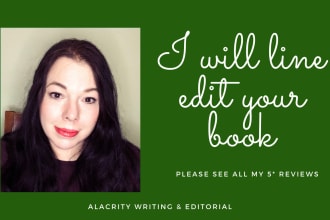 line edit your book