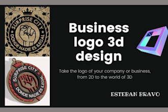 business logo 3d design