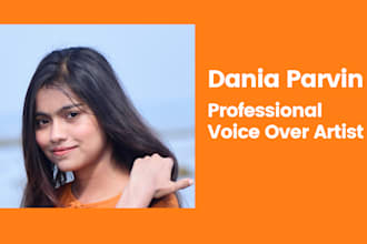 record high quality bangla voice over for your project