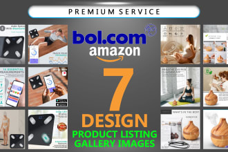 design bol ebay amazon product listing infographics images