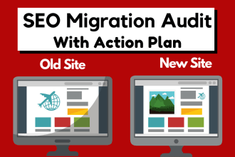 do SEO website migration audit and send action plan before launching new site