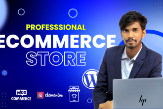 build ecommerce website online store using wordpress woocommerce