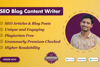 be your SEO content writer, article, and blog writer