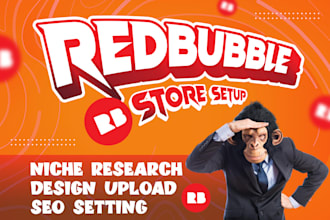 setup your redbubble store and upload trending print on demand designs