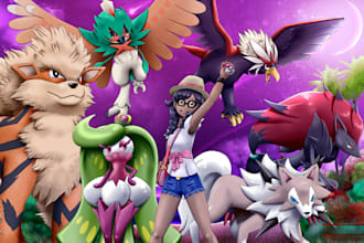 draw pokemon dream team and custom trainer