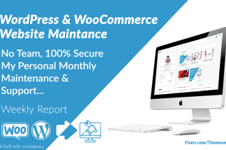 do wordpress website maintenance and support with management
