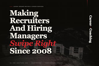 provide expert advice to help you update your own résumé and linkedin