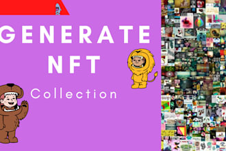 generate nft 1k 5k 100k unique art collection