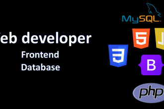 develop a website using HTML, bootstrap, js, PHP y mysql