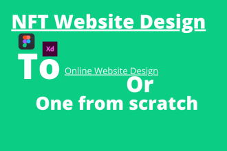 custom nft landing page