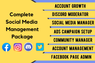 be your community manager on telegram or discord and also promote your channel