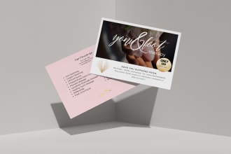 create a professional postcard or mailer for your business