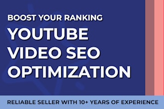 optimize your youtube video title, description, tags for SEO